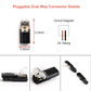 🔌Two-wire plug connector with locking tab