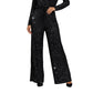 🎁New arrival 50% OFF💥Women's Sequin Sparkle Wide Leg Pants with Elastic Waistband