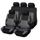 ⏳🔥LIMITED-TIME 50% OFF! ⏰Car Seat Covers for 5 Seats Universal, Fabric Breathable Car Front & Rear Seat Protectors, Airbag Compatible, Full Protection, Fits Most Cars Trucks Vans SUVs, Red Gray Black Blue Seat Covers