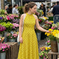 👗New Arrival 50% OFF🍊 Retro Polka Dot Halter Dress – Flowy Pleated Skirt & High Waist – Flattering & Breezy 🍋