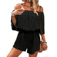 🌊SUMMER HOT SALE 55% OFF 💖Women's Off Shoulder Shorts Jumpsuit