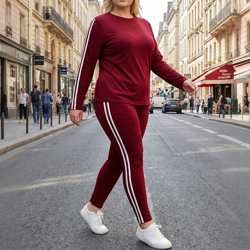 Burgundy with white trim