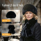 💗LAST DAY SALE 52% OFF⚡2026 HOT SALE💕Fluffy Fur Bucket Hat Warm Winter Hat + Free Matching Scarf (Only 29 Left)⏰