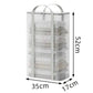 🎉Final 3 Hours- BUY 2 GET 1 FREE✨📦 Large, sturdy, thick, transparent plastic storage bag for clothes, moving & storage