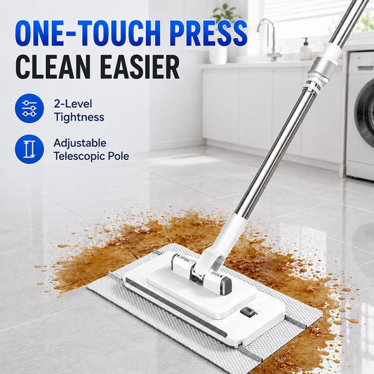 🎁New Arrivals 50% OFF💥Clean Tight Spaces Instantly! 100cm Extendable Clamp Dust Mop