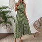 👗New Arrival 50% OFF🍊 Retro Polka Dot Halter Dress – Flowy Pleated Skirt & High Waist – Flattering & Breezy 🍋