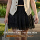 🎁New Arrival 55% OFF💥Chic Pleated Lace Trim Mini Skirt
