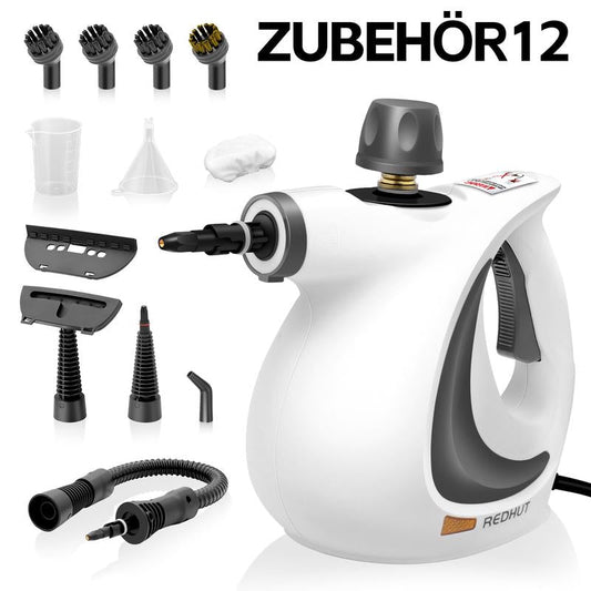 🚨🔥 Hand-Multiflächen-Dampfreiniger mit Druckboost – 12-teiliges Set für natürliche Reinigung! Perfekt für Haushalt & Hygiene, langlebig & nachhaltig. ⚡🌿