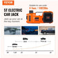🚗Electric Car Jack, 5 Ton/11023 LBS Hydraulic Car Jack, Portable Car Jack Lifting with Built-in Inflatable Pump and LED Light, Car Jack for SUV MPV Sedan Truck Change Tires Garage Repair
