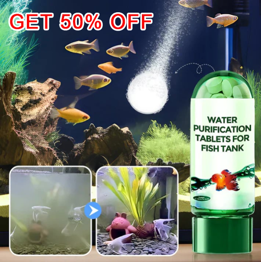 🥳2026 HOT SALE🥳💞50K+ SOLD!💧🐠 Fish Tank Water Purification Tablets