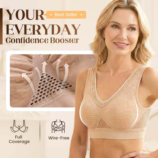 🎉BUY 1 GET 1 FREE🎁High-Support Wireless Lace Bra for Women