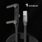 🎉BUY MORE SAVE MORE🎁⚡️240w super fast charging📱Invisible Holder Charger Cable with Stand
