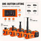 🚗Electric Car Jack, 5 Ton/11023 LBS Hydraulic Car Jack, Portable Car Jack Lifting with Built-in Inflatable Pump and LED Light, Car Jack for SUV MPV Sedan Truck Change Tires Garage Repair
