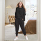 🎁New arrival 56% OFF💥Round-Neck Long-Sleeved Top ＆ Pants 2-Piece Set | Wrinkle-Free & Breathable