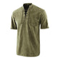 🎉LAST DAY SALE 57% OFF⚡👕Men Gothic Retro T-Shirt, Lace-up V-neck, Linen Pocket
