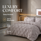 💗LIMITED-TIME 50% OFF! ⚡Bedsure Soft Pintuck Duvet Set