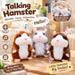 🎄LIMITED-TIME 50% OFF! ⏰Talking Hamster Plush – repeats whatever you say, auto head-shaking, hilarious fun for kids & adults