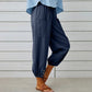 🎁New Arrival 52% OFF💥Women's Summer Cotton Linen Trousers Nine Minute Trousers🍃