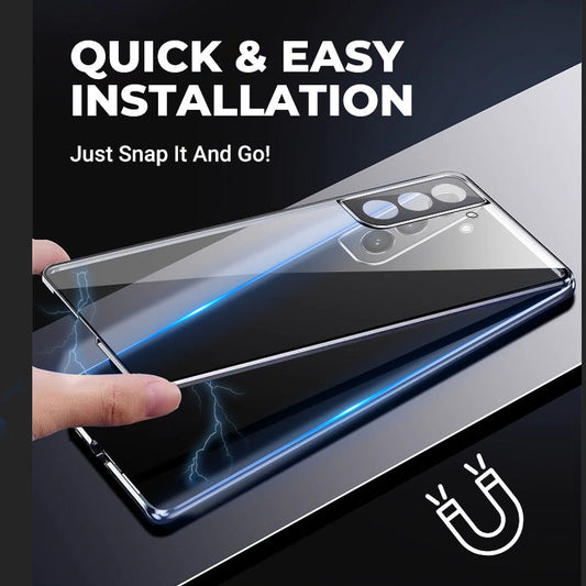 Magnetic Full-Coverage Protective Phone Case for For Samsung Galaxy S20-25 Series