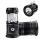 ⭐50% OFF!📢 ⛺️Solar Camping Lantern- Rechargeable LED Lights, Magnetic Base & Foldable Hanging Hook- Collapsible Lamp Battery Powered ✨