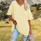 🌷2026 Summer Sale 55% OFF☀️Tankaneo Women's Plus Size V Neck T Shirts Summer Half Sleeve Tees Casual Loose Fit Cotton Tunic Top