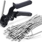 🥳2026 HOT SALE🥳💞50K+ SOLD!🛠️304 Stainless Steel Zip Tie Set – 4X strength, weatherproof. Use for garden, garage, cables & more. Comes in assorted sizes. 📦🔨