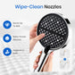 📢📢50% OFF !!!⏰🚿High-Pressure Adjustable Rainfall Shower Head - 360° Adjustable Angle, Easy-Clean Nozzles & Universal Fit for Refreshing Showers💦📦