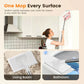 🏆#1 Best Seller ⏰💕🌟Flat Mop with Stainless Steel Handle, come with Reusable Washable Mop Cloths