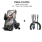 🎉LAST DAY SALE 50% OFF⚡50K+ SOLD 📱Smart 2-in-1 Car Rotating Mobile Phone Holder & Wireless Charger⚡