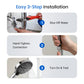 📢📢50% OFF !!!⏰🚿High-Pressure Adjustable Rainfall Shower Head - 360° Adjustable Angle, Easy-Clean Nozzles & Universal Fit for Refreshing Showers💦📦
