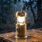⭐50% OFF!📢 ⛺️Solar Camping Lantern- Rechargeable LED Lights, Magnetic Base & Foldable Hanging Hook- Collapsible Lamp Battery Powered ✨