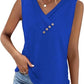 💐2026 New Arrivals 50% OFF💥 Women’s Button Down V Neck Loose Fit Tank Top