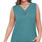 💐2026 New Arrivals 50% OFF💥 Women’s Button Down V Neck Loose Fit Tank Top