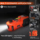🚗Electric Car Jack, 5 Ton/11023 LBS Hydraulic Car Jack, Portable Car Jack Lifting with Built-in Inflatable Pump and LED Light, Car Jack for SUV MPV Sedan Truck Change Tires Garage Repair