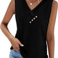 💐2026 New Arrivals 50% OFF💥 Women’s Button Down V Neck Loose Fit Tank Top