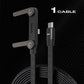 🎉BUY MORE SAVE MORE🎁⚡️240w super fast charging📱Invisible Holder Charger Cable with Stand