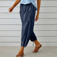 🎁New Arrival 52% OFF💥Women's Summer Cotton Linen Trousers Nine Minute Trousers🍃