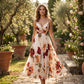💃 New Arrivals 50% OFF💥Women's Printed Spaghetti Strap Maxi Dress – Designed to flatter with a V-neckline, adjustable thin straps & a flowing A-line silhouette. A timeless, feminine piece for warm-weather occasions 🌿