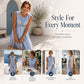 🎁New Arrivals 50% OFF💥Women Casual Striped Maxi Dress Sleeveless🎀👗