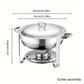 📢📢51% OFF !!!⏰ Stainless Steel Chafing Dish Buffet Set - Even Heat & Durable, Perfect for Holiday Gatherings and Parties ✨