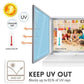 🔥 50% OFF NOW! 🔒 Window Peeping Proof Sticker – One-Way Privacy, UV Protection & Easy Application 🏠