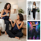 🎁New arrival 50% OFF💥Women's Sequin Sparkle Wide Leg Pants with Elastic Waistband