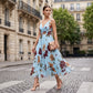 💃 New Arrivals 50% OFF💥Women's Printed Spaghetti Strap Maxi Dress – Designed to flatter with a V-neckline, adjustable thin straps & a flowing A-line silhouette. A timeless, feminine piece for warm-weather occasions 🌿