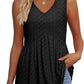 🎁New arrival 50% OFF💥Women Dressy Sleeveless V Neck Babydoll Tank Tops