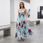 💃 New Arrivals 50% OFF💥Women's Printed Spaghetti Strap Maxi Dress – Designed to flatter with a V-neckline, adjustable thin straps & a flowing A-line silhouette. A timeless, feminine piece for warm-weather occasions 🌿