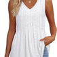 🎁New arrival 50% OFF💥Women Dressy Sleeveless V Neck Babydoll Tank Tops