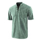 🎉LAST DAY SALE 57% OFF⚡👕Men Gothic Retro T-Shirt, Lace-up V-neck, Linen Pocket