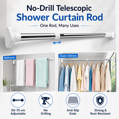 🥳2026 HOT SALE🥳💞50% OFF!✨ 💝Telescopic Clothing Rod
