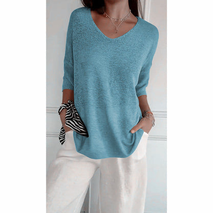 🎁New arrival 55% OFF💥Minimalist Knit Top | Effortless Everyday Style ☕