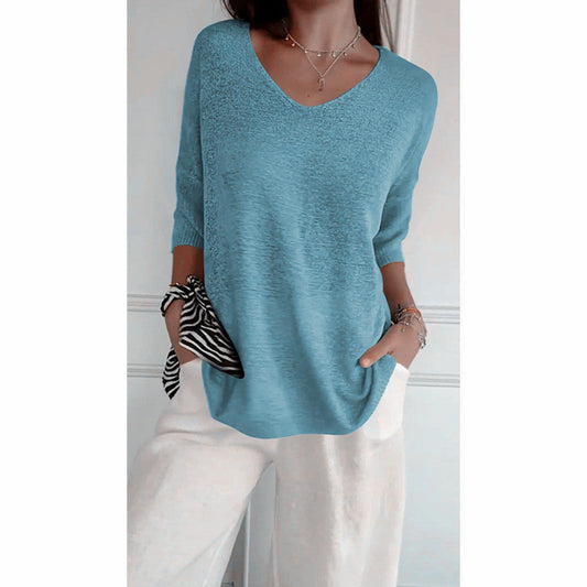 🎁New arrival 55% OFF💥Minimalist Knit Top | Effortless Everyday Style ☕